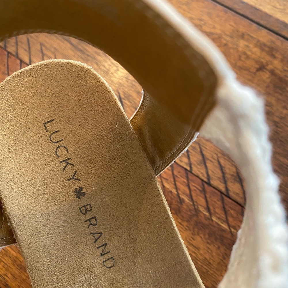 Lucky Brand Wedge Sandals - Picture 7 of 7